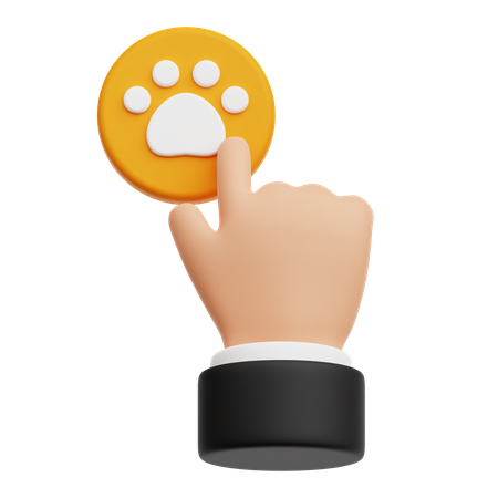 Pet Pointing  3D Icon