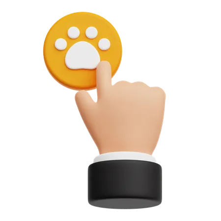Pet Pointing  3D Icon