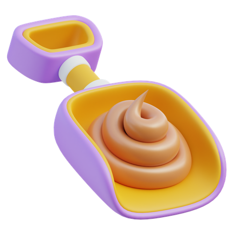 Pet Poop Shovel  3D Icon