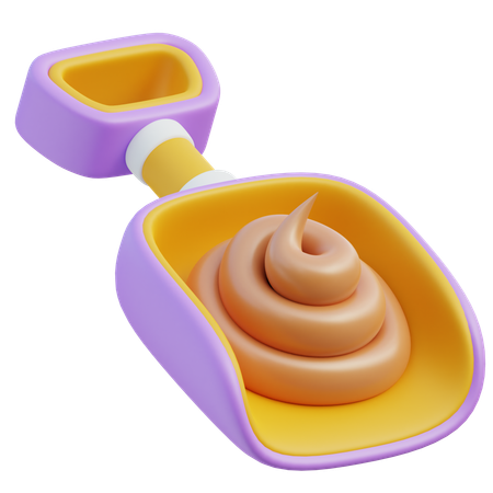 Pet Poop Shovel  3D Icon