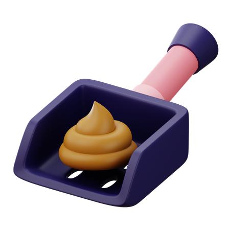 Pet Poop Shovel  3D Icon