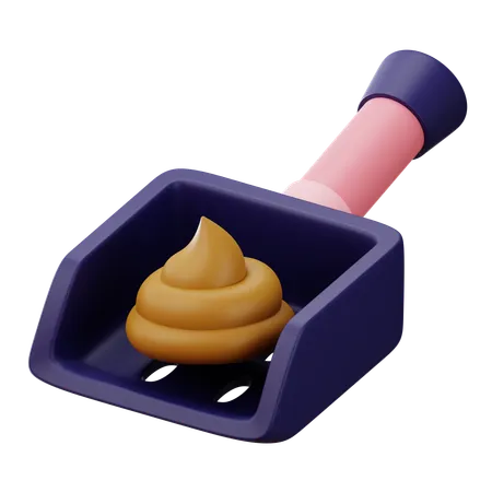 Pet Poop Shovel  3D Icon