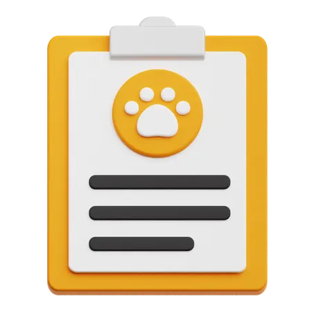 Pet Report  3D Icon