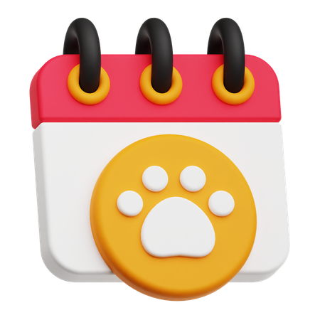 Pet Schedule  3D Icon