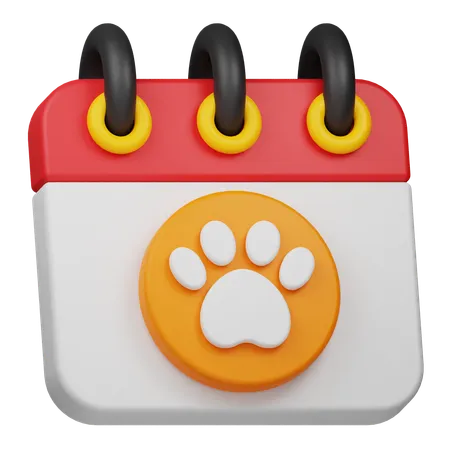 Pet Schedule  3D Icon