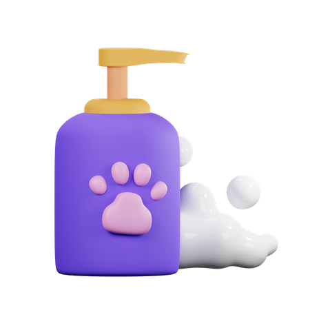 Pet Shampoo 3D Icon