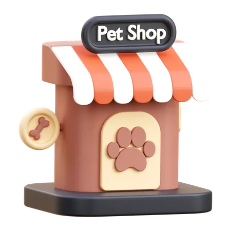 Pet Shop  3D Icon