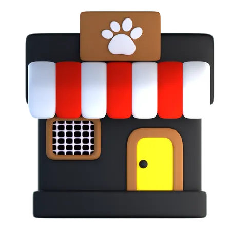 Pet Shop  3D Icon