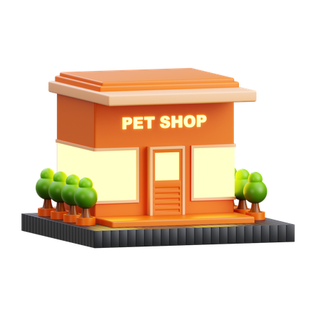 Pet Shop  3D Icon