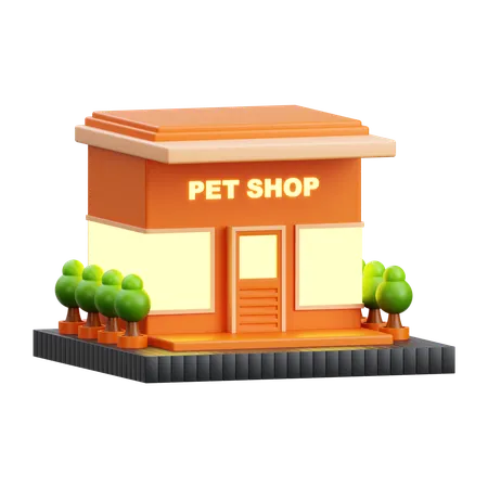 Pet Shop  3D Icon