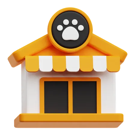 Pet Shop  3D Icon