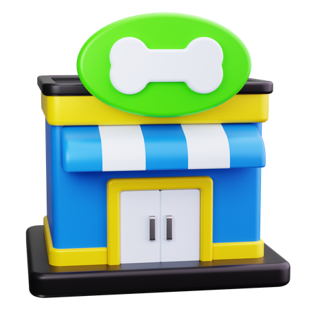 Pet Shop  3D Icon