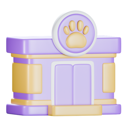 Pet Shop  3D Icon