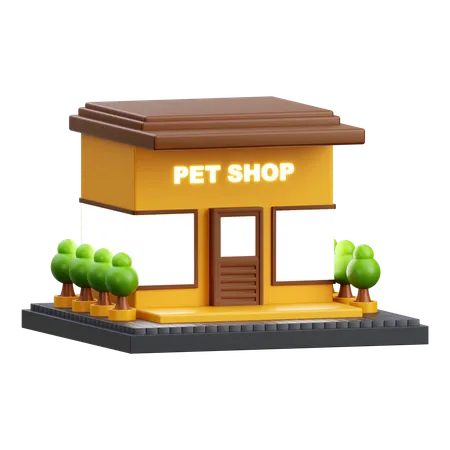 Pet Shop  3D Icon