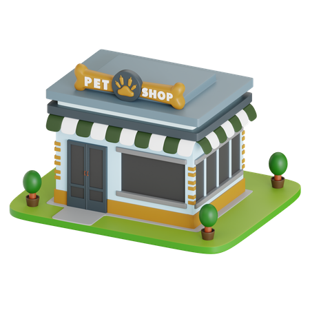 Pet Shop  3D Icon