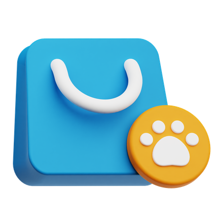 Pet Shopping  3D Icon