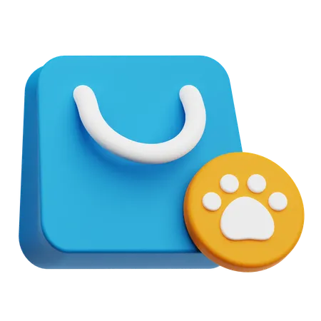 Pet Shopping  3D Icon