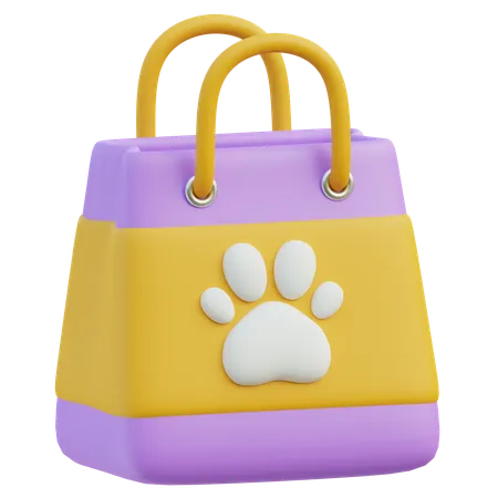 Pet Shopping Bag  3D Icon
