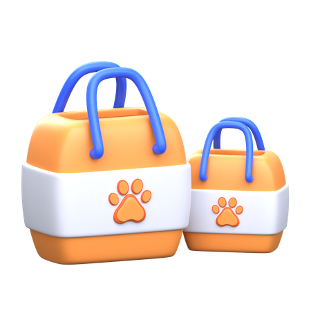 Pet Shopping Bag  3D Icon