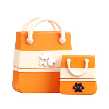 Pet Shopping Bag  3D Icon