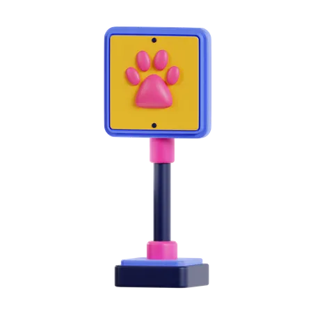 Pet Sign  3D Icon