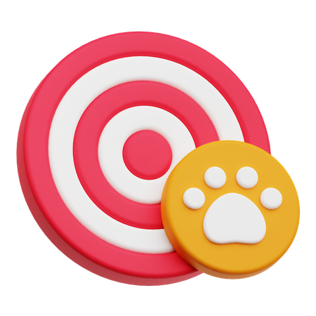 Pet Target  3D Icon