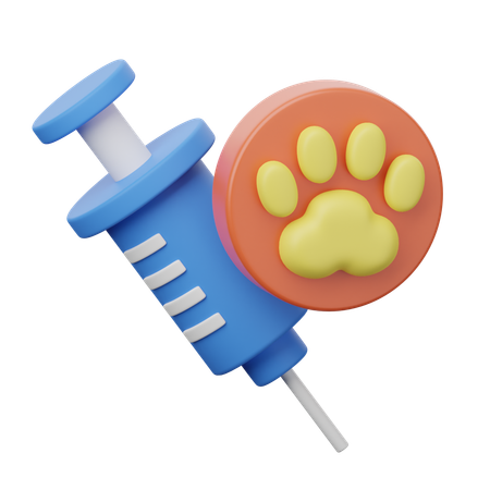 Pet Vaccine  3D Icon