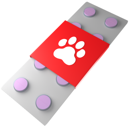 Pet Vitamins  3D Icon