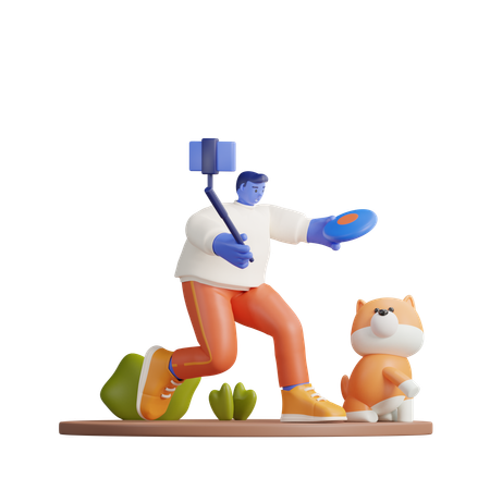 Pet Vlogger  3D Icon