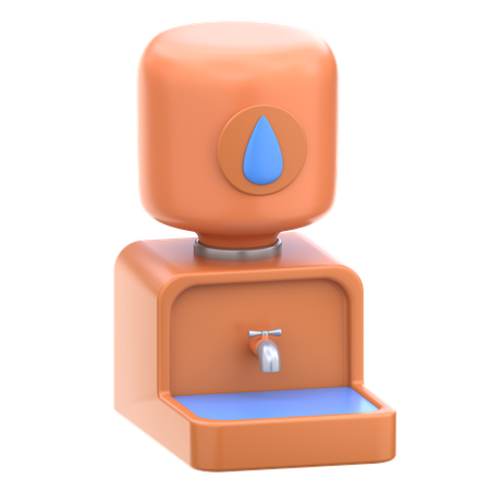 Pet Water Dispenser  3D Icon