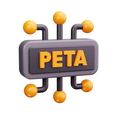 Peta  3D Icon