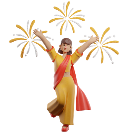 Petardos de aspecto femenino  3D Illustration