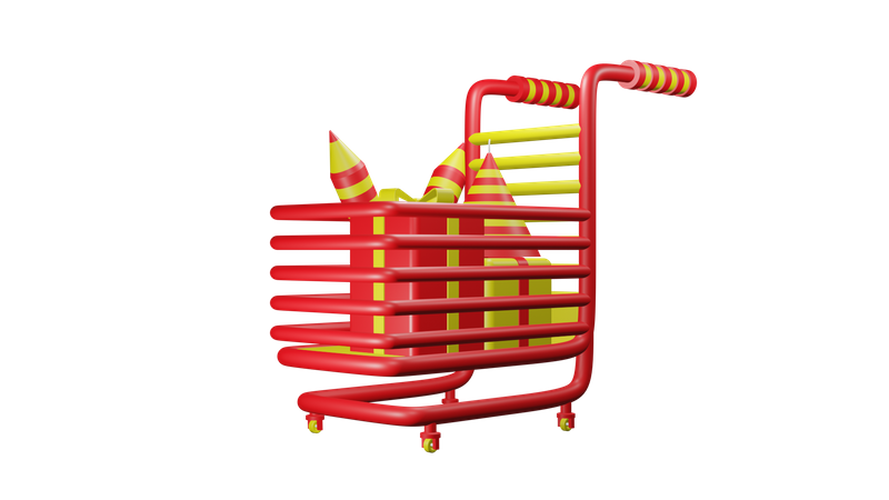 Chariot de pétards  3D Icon