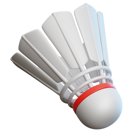 Peteca de badminton  3D Icon