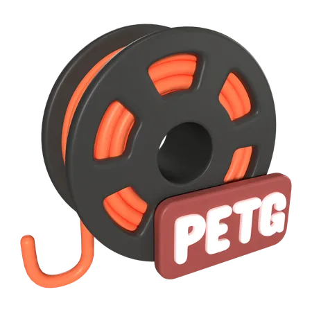 Petg Filament Spool  3D Icon