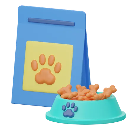 Petiscos para animais de estimação  3D Icon