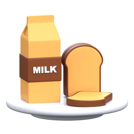 Petit-déjeuner  3D Icon