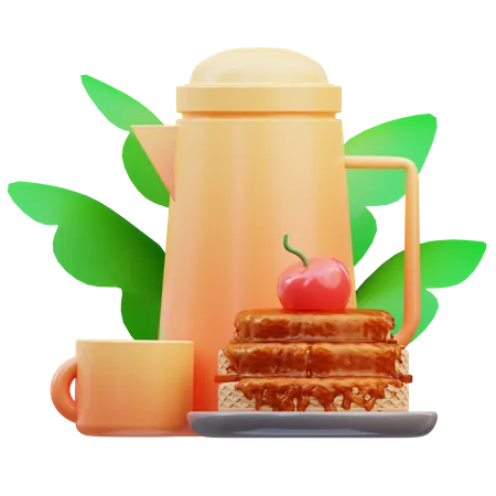 Petit-déjeuner  3D Icon
