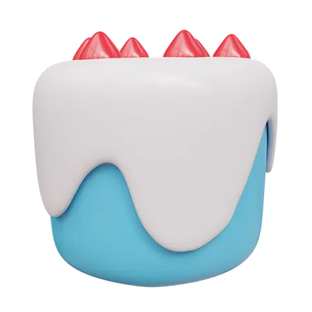 Petit gâteau  3D Icon