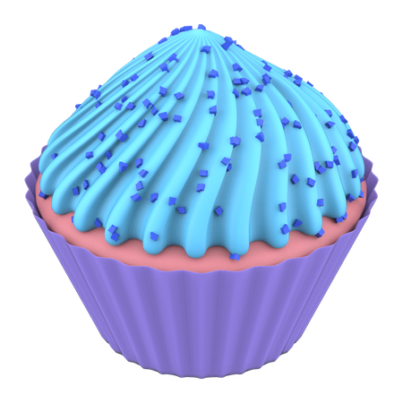 Petit gâteau  3D Illustration