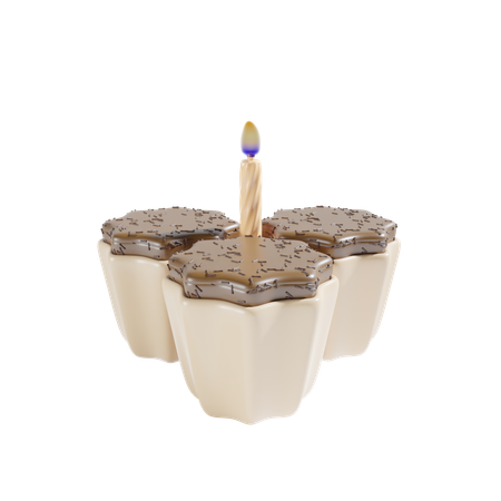 Petit gâteau  3D Icon