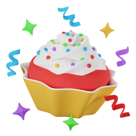 Petit gâteau  3D Icon