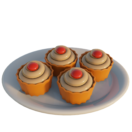 Petit gâteau  3D Icon