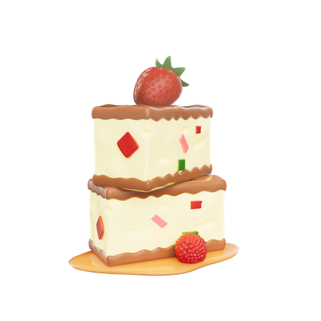 Petit gâteau  3D Icon