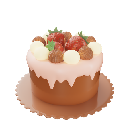 Petit gâteau  3D Icon