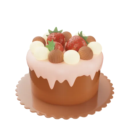 Petit gâteau  3D Icon