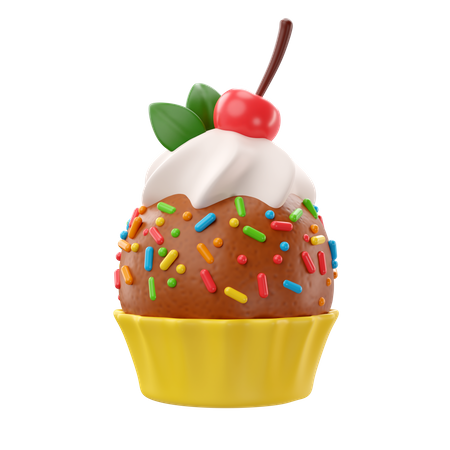 Petit gâteau  3D Icon