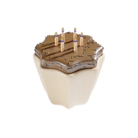 Petit gâteau  3D Icon