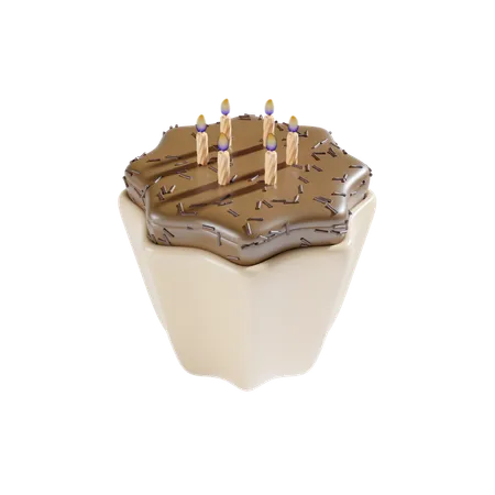 Petit gâteau  3D Icon