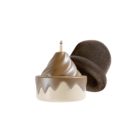 Petit gâteau  3D Icon